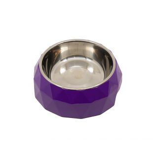 KIKA DIAMOND Gyvūnų dubenėlis violetinis, S