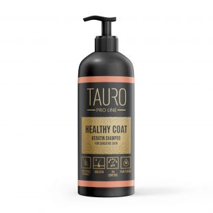 TAURO PRO LINE Healthy Coat Keratin, šunų ir kačių šampūnas 1 l