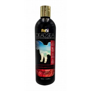 PETEX DEAD SEA  Šunų ir kačių šampūnas atstatantis kailį po slinkimo, sudirgusios odos priežiūrai 400 ml