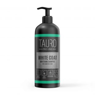 TAURO PRO LINE White Coat Whitening, šunų ir kačių šampūnas 1 l
