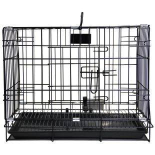 HIPPIE PET Narvas gyvūnui transportuoti, metalinis juodas, 91x56x67 cm