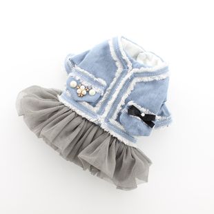 PAW COUTURE gyvūnų suknelė pilka, L
