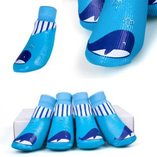 LANBOER Šunų kojinės, guminės mėlynos, XL