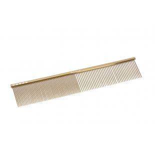 SCHUBERT Ultra Premium Piano šunų ir kačių kailio šukos M dydis, auksinės, 19 cm