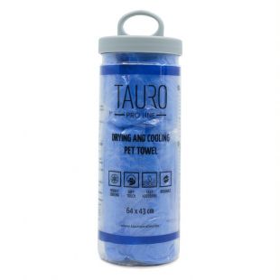 TAURO PRO LINE Vėsinantis ir drėgmę sugeriantis rankšluostis 64x43 cm, mėlynas