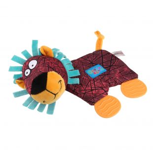 MISOKO&CO šunų žaislas-kramtukas LIŪTAS, margas, pliušinis, 24x18x15 cm