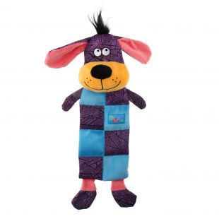 MISOKO&CO šunų žaislas ŠUO, violetinis, pliušinis, 17x8,5x3,75 cm