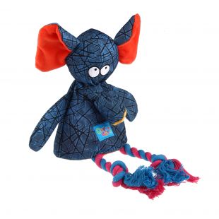 MISOKO&CO šunų žaislas DRAMBLYS, mėlynas, pliušinis, 15x10,25x4 cm