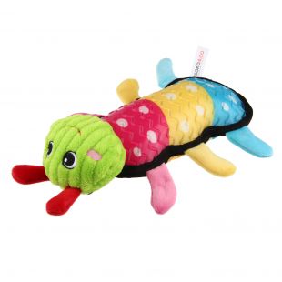 MISOKO&CO šunų žaislas VIKŠRAS, spalvotas, pliušinis, 11,5x8,5x3 cm