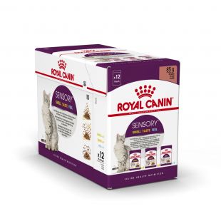 ROYAL CANIN FHN Sensory Pack gravy suaugusių kačių konservuotas pašaras 12x85g