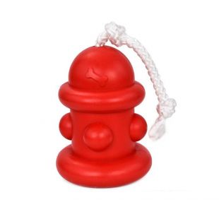 MR. STRONG Šunų plūduriuojantis žaislas guminis, raudonas, 13x9 cm