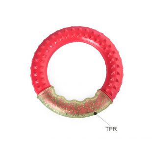 MR. STRONG Šunų plūduriuojantis žaislas plastikinis, raudonas, 18,5x3 cm