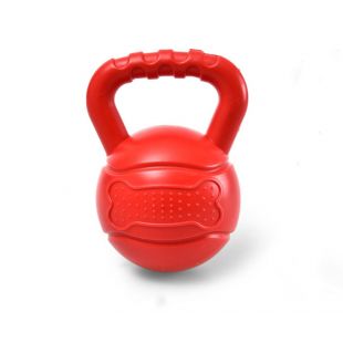 MR. STRONG Šunų plūduriuojantis žaislas guminis, raudonas, 14,5x11,5 cm