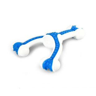 MR. STRONG Šunų žaislas dantų priežiūrai baltas, 15x12x4,5 cm