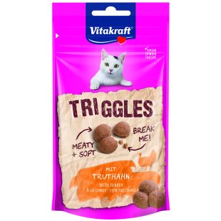 VITAKRAFT Triggles kačių pašaro papildas - skanėstai su kalakutiena 40 g