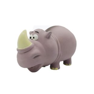 HIPPIE PET Šunų žaislas RAGANOSIS, lateksinis, pilkas, 17 cm