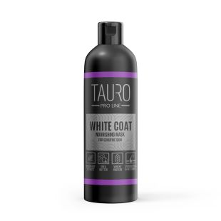 TAURO PRO LINE White Coat, baltakailių šunų ir kačių kailį maitinanti kaukė 250 ml