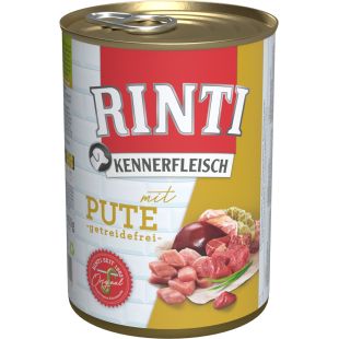FINNERN RINTI Kennerfleisch suaugusių šunų konservuotas pašaras su kalakutiena 400 g