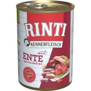 FINNERN RINTI Kennerfleisch suaugusių šunų konservuotas pašaras su antiena 400 g