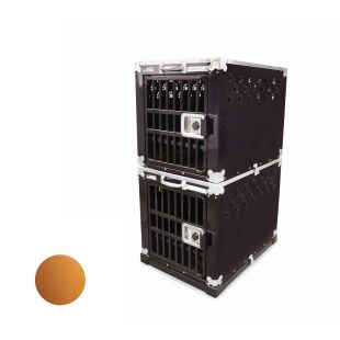 HYDROGROOM 200 Crate gyvūnų narvas dvigubas karamelinės spalvos