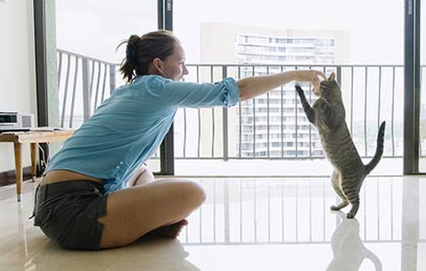 Mergina treniruojanti katę