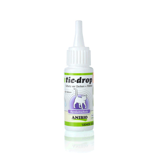 ANIBIO Tic-drop natūrali kačių apsaugos priemonė nuo kenkėjų, 30 ml