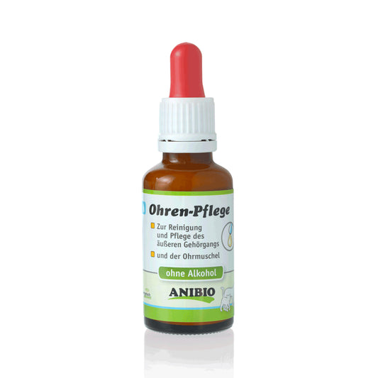 ANIBIO Ohrenpflege šunų ir kačių priežiūros priemonė, ausų valymui, 30 ml