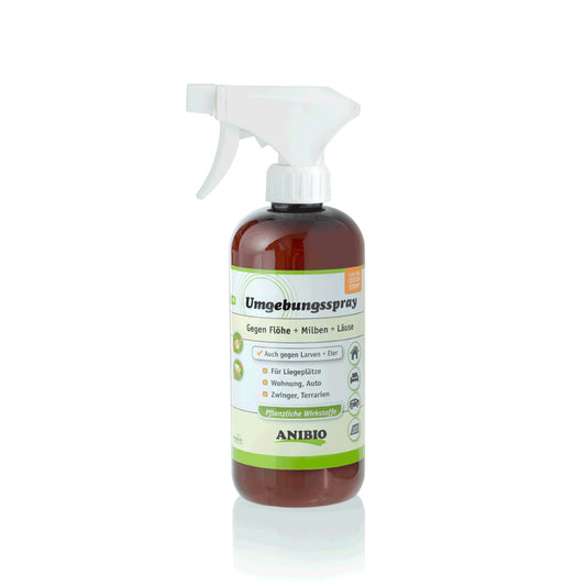 ANIBIO Ungeziefer-Umgebungsspray purškiklis, visų tipų kenkėjams atbaidyti, 500 ml