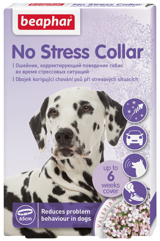 Šunų antkaklis NO STRESS, padedantis kovoti su stresu, 65 cm
