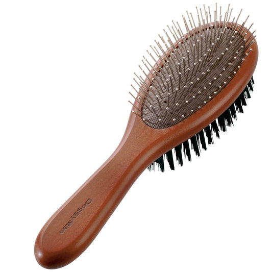 Šunų ir kačių kailio šepetys minkštais dantukais