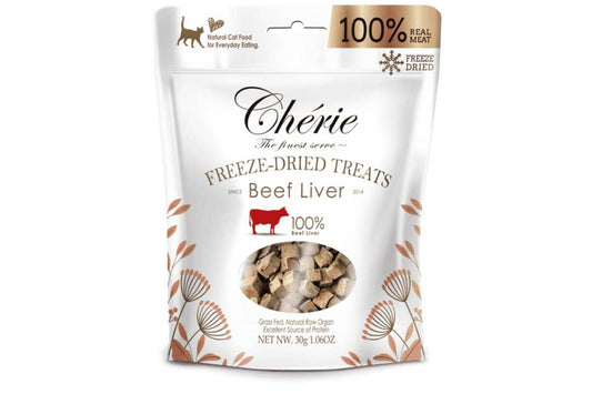 Kačių pašaro papildas-skanėstai šaltyje džiovintos jautienos kepenėlės