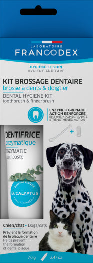 Francodex šunų ir kačių dantų priežiūros rinkinys, 70g