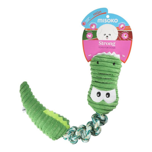 Tamprus pliušinis žaislas su virve