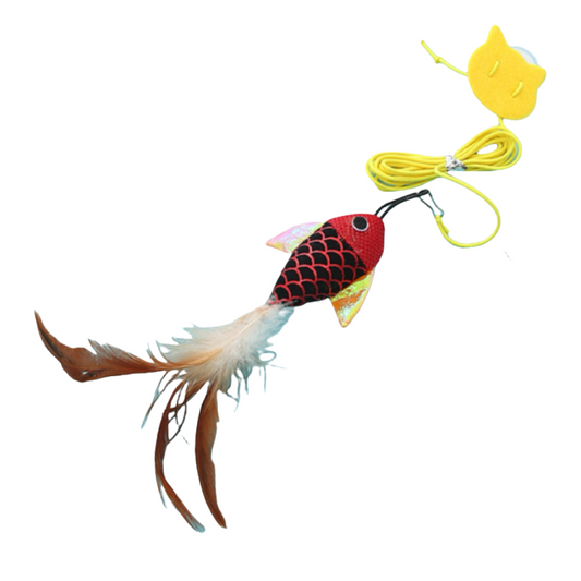 Prilipinamas kačių žaislas