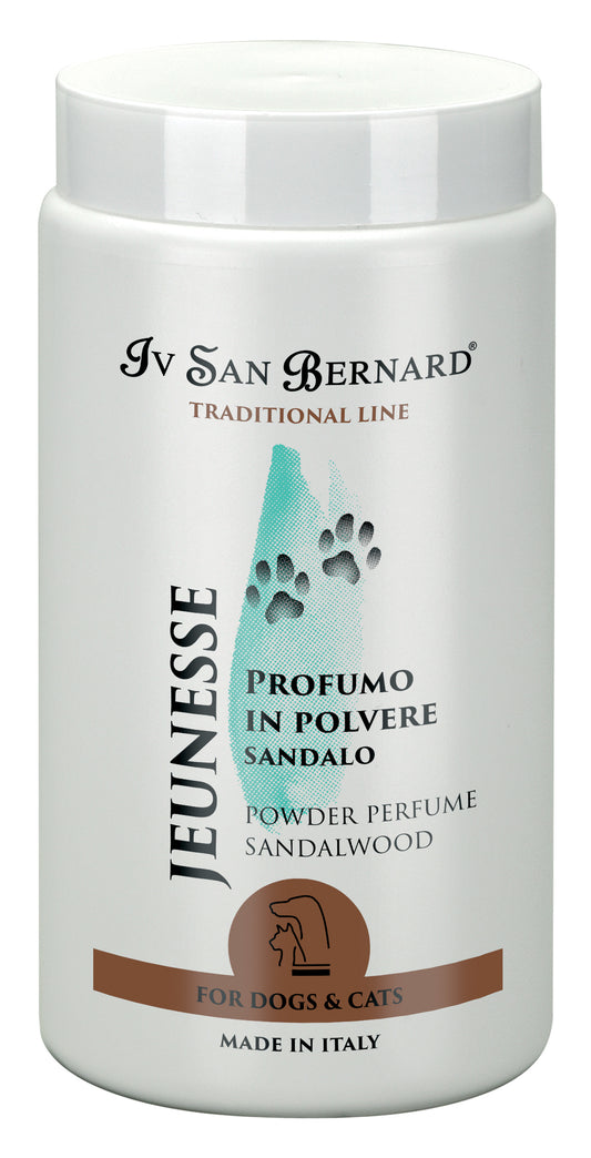 Traditional line JEUNESSE 80 g, pudra su sandalmedžio aromatu šunims ir katėms