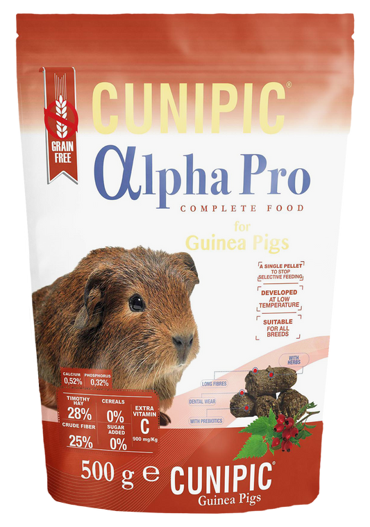 Cunipic Alpha Pro jūrų kiaulyčių pašaras