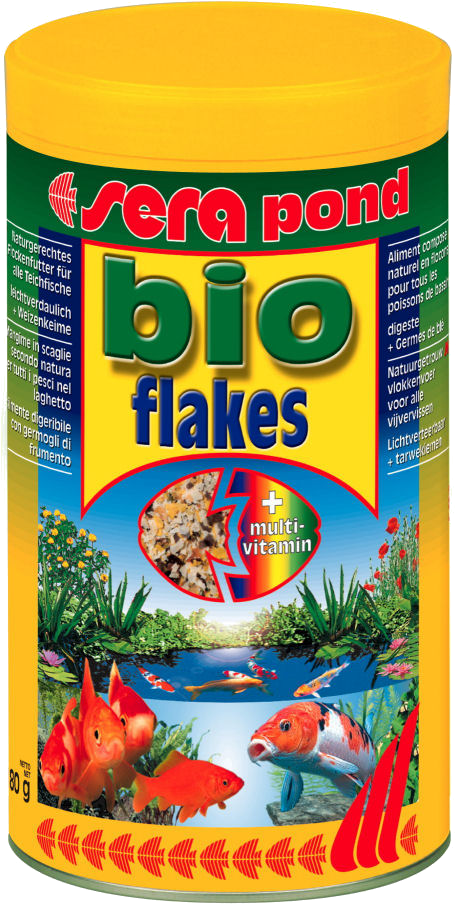Sera Bioflakes/flakes Pašaras dribsniais visoms tvenkinių žuvims