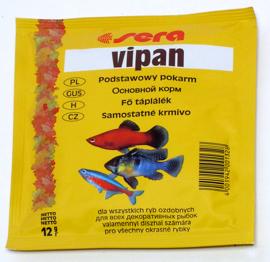 Sera Vipan Pašaras žuvims bendriems akvariumams