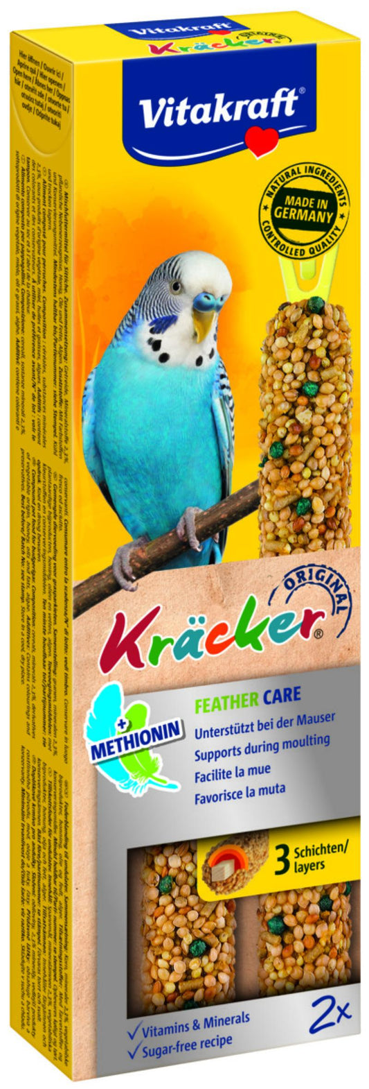 Vitakraft Kracker Gardėsis banguotoms papūgoms