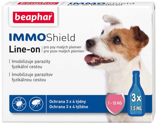 Antiparazitiniai šunų lašai, 1 pip.