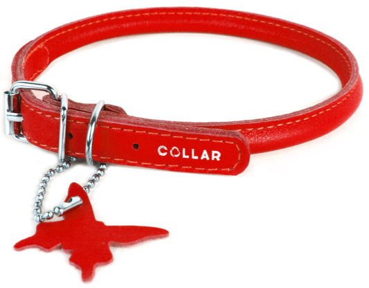 Collar Antkaklis odinis apvalus