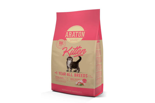 Araton kačiukų sausas pašaras su paukštiena