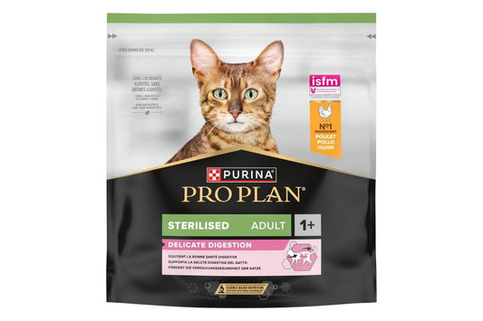 Pro Plan OPTIDIGEST suaugusių sterilizuotų kačių sausas pašaras su vištiena