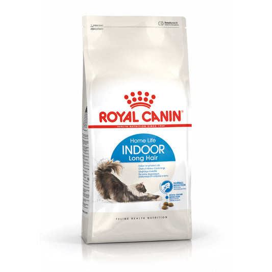 Royal Canin suaugusių, ilgaplaukių, uždarose patalpose gyvenančių kačių sausas pašaras