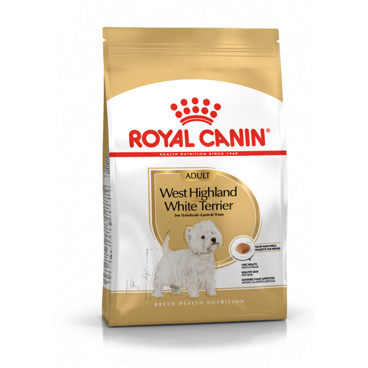 Royal Canin Vakarų Škotijos baltųjų terjerų veislės suaugusių šunų sausas pašaras