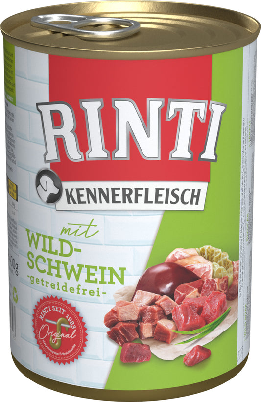 Finnern Rinti Kennerfleisch suaugusių šunų konservuotas pašaras su šerniena