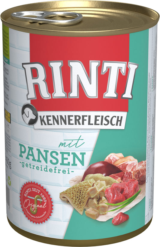 Finnern Rinti Kennerfleisch suaugusių šunų konservuotas pašaras su žarnokais