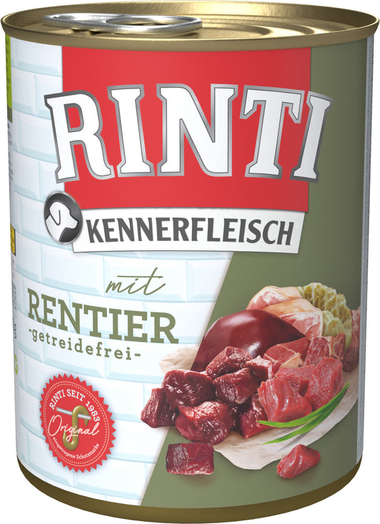 Finnern Rinti Kennerfleisch suaugusių šunų konservuotas pašaras su elniena