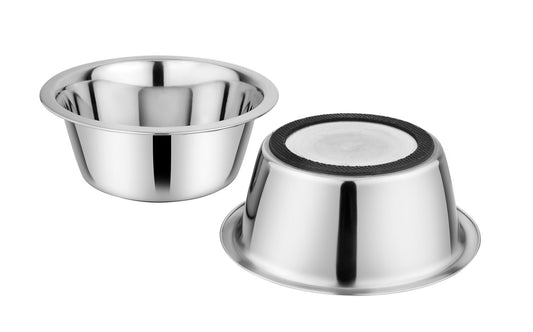 Veer Metals gyvūnų augintinių dubenėlis, metalinis