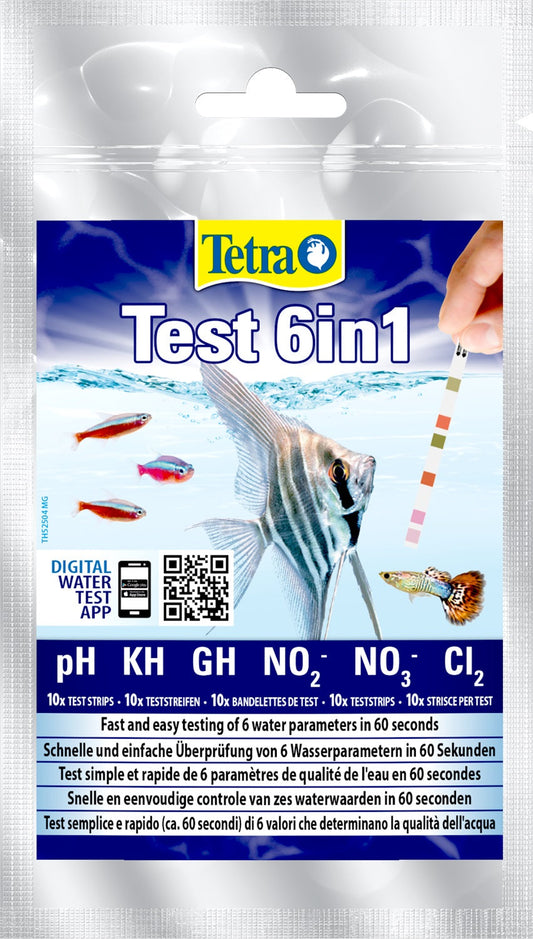 Tetra Test 6in1 akvariumų vandens testas